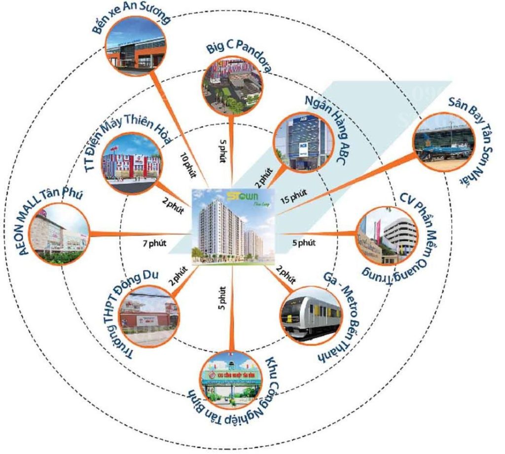 Stown Tham Lương kết nối vùng thuận tiện