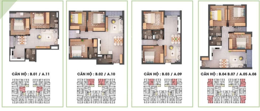 Thiết kế căn hộ Stown Tham Lương