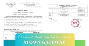 Chính sách thanh toán căn hộ Stown Gateway linh hoạt