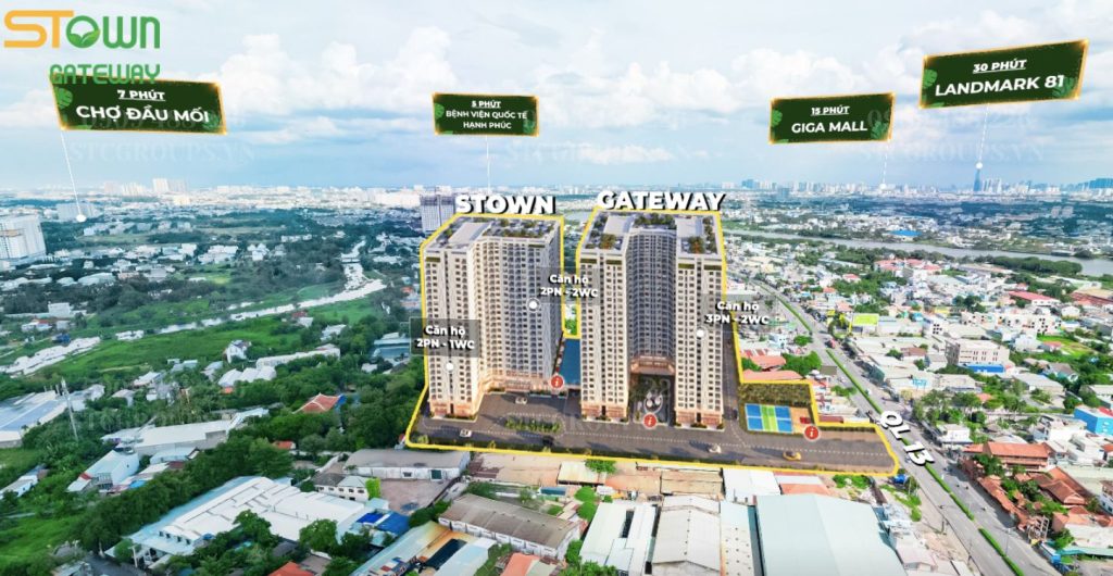 Dự án căn hộ Stown Gateway Quốc Lộ 13