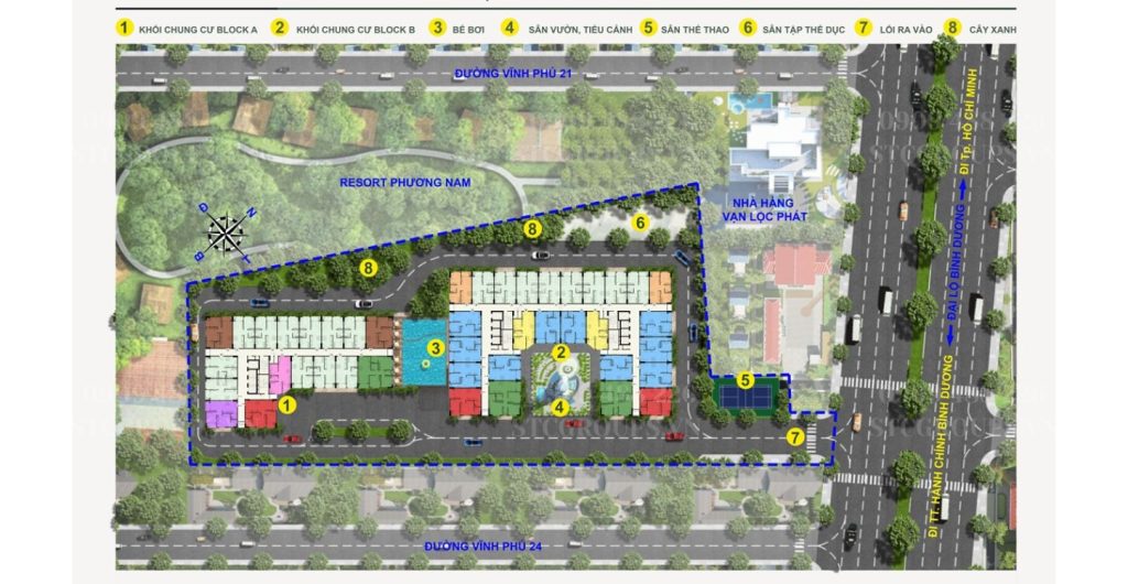 Mặt bằng tổng thể Stown Gateway