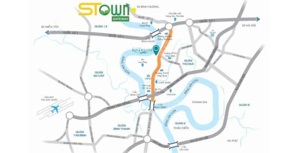 Vị trí chiến lược của Stown Gateway